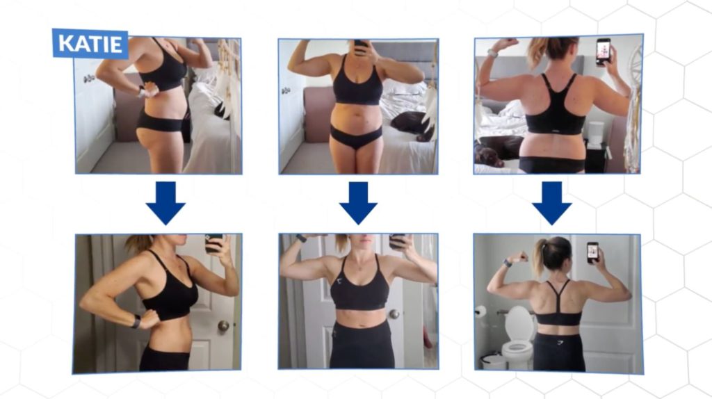 Katie weight loss transformation