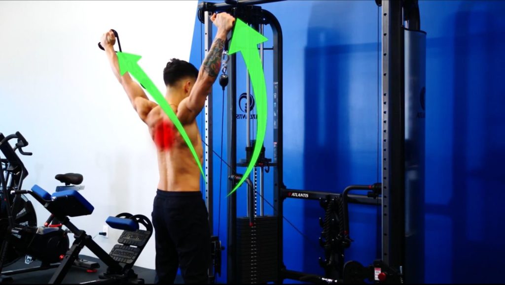 The Y-raise helps take away traps involvement which makes it one of the best shoulder exercises around