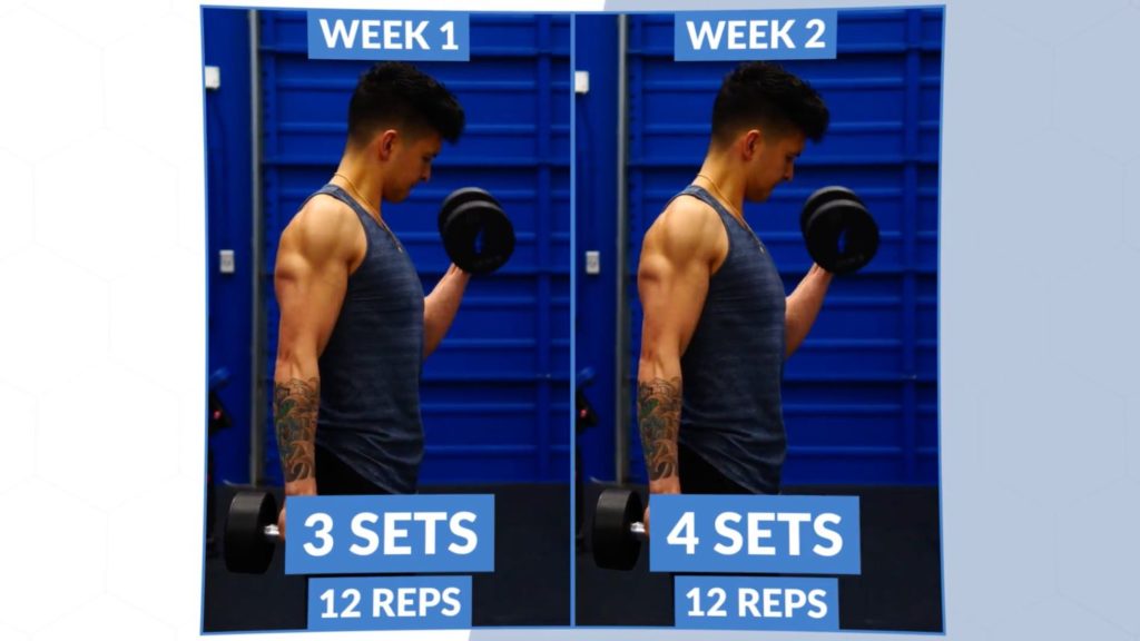 Increase the number of sets you do for progressive overload