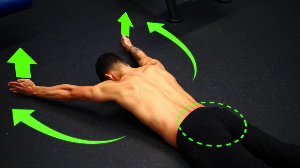 How to get big chest mobility exercise Y position