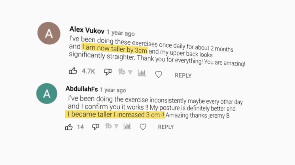 Alex and Abdullah height increase testimonial