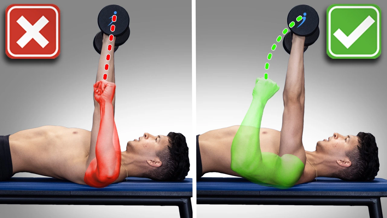 Incline Dumbbell Bench Press - Chest Exercise for Gym 