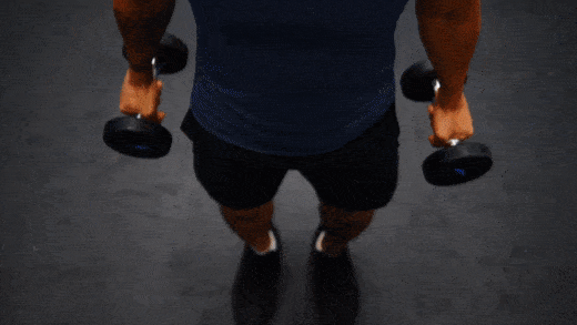 Drive your pinkies up toward the ceiling when performing the bicep curls