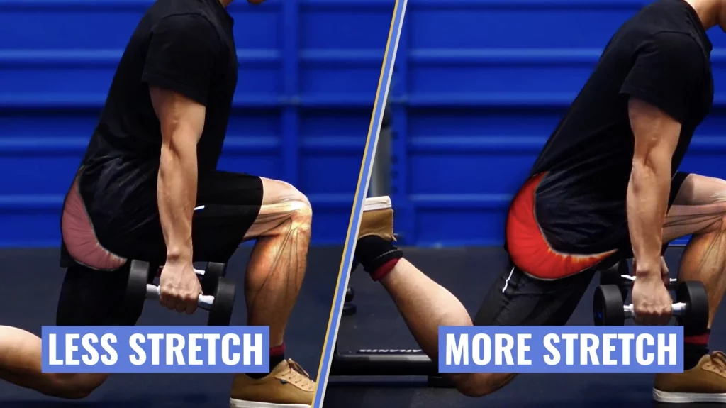 The best glute exercises will put more stretch on the glutes at the bottom position