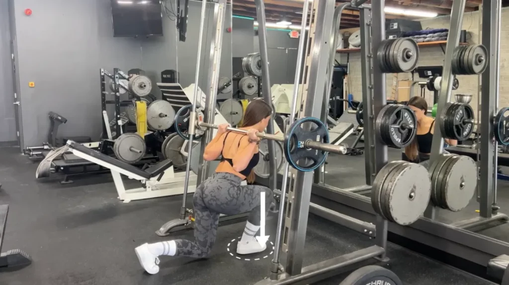 How to grow your butt smith machine reverse lunge