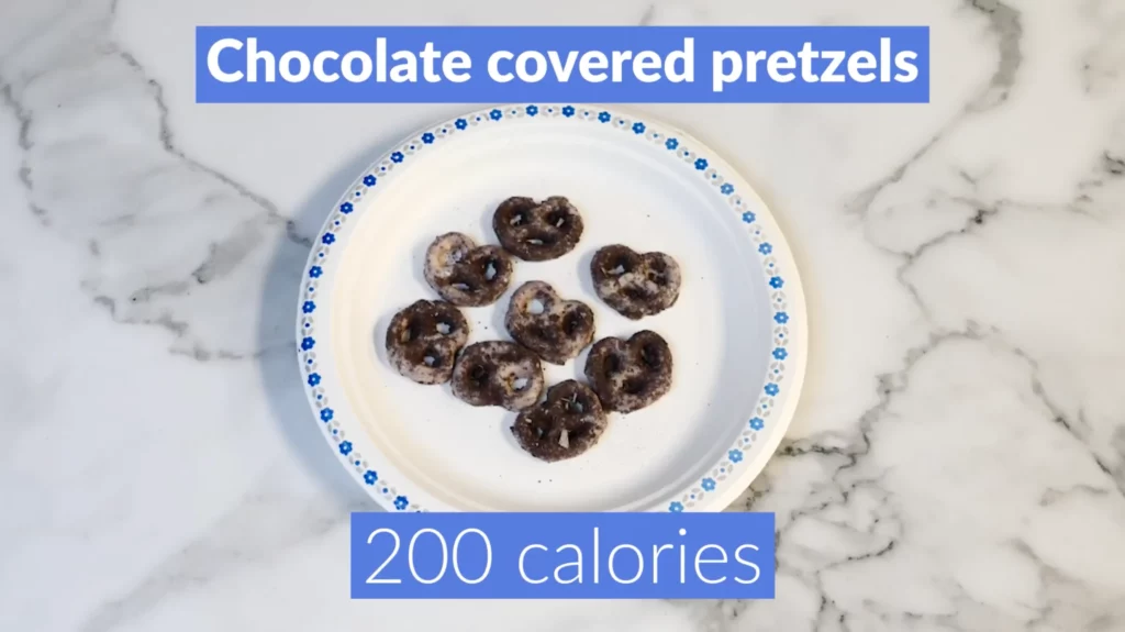 Foods to eat to lose belly fat 200 calories chcolate covered pretzels