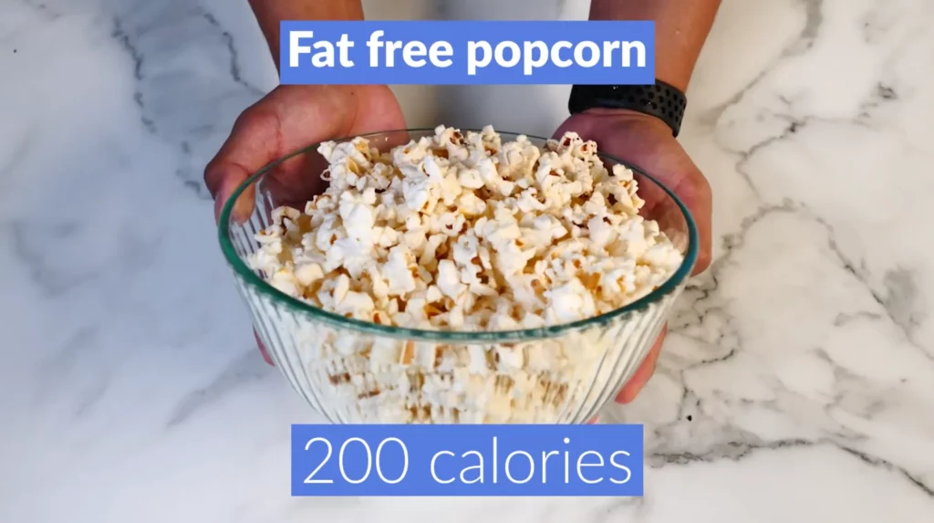 Foods to eat to lose belly fat 200 calories fat free popcorn