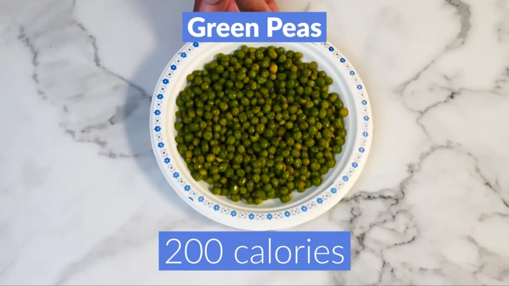 Foods to eat to lose belly fat 200 calories green peas