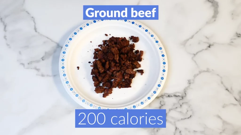 Foods to eat to lose belly fat 200 calories ground beef