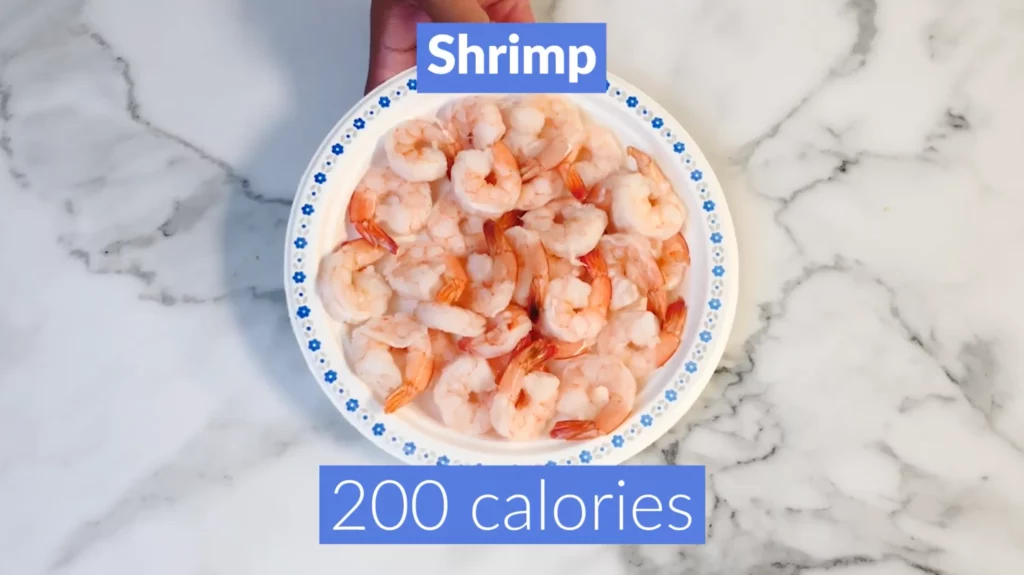 Foods to eat to lose belly fat 200 calories shrimp