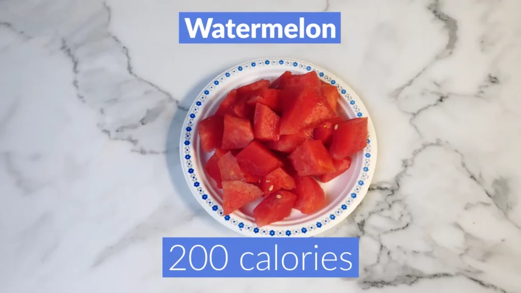 Foods to eat to lose belly fat 200 calories watermelon