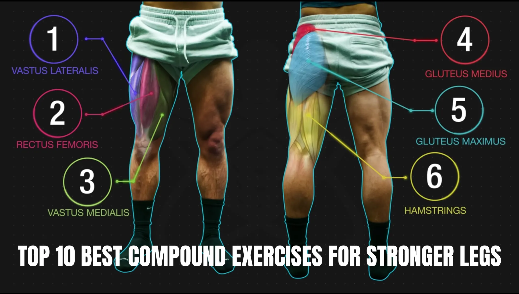 Top 10 best compound exercises for stronger legs cover image