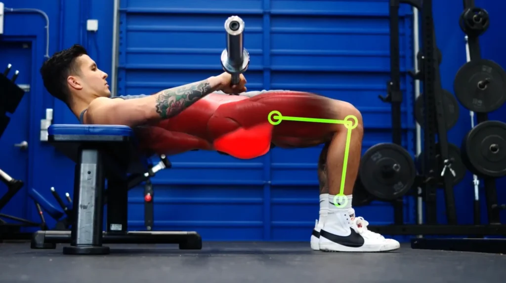 Glute workout exercise 1 hip thrust form 1