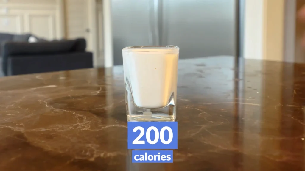 Weight loss diet 200 calories of cream