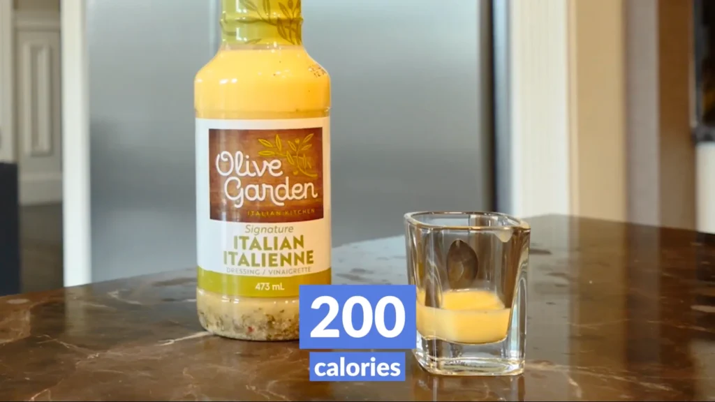 Weight loss diet 200 calories of salad dressing