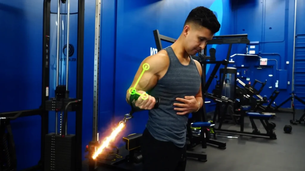 How to target the long head for wider biceps with cable curls 2