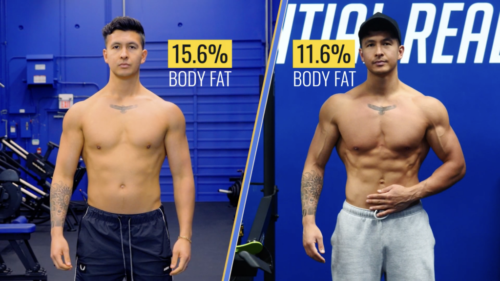 How to get leaner Jeremy before and after transformation