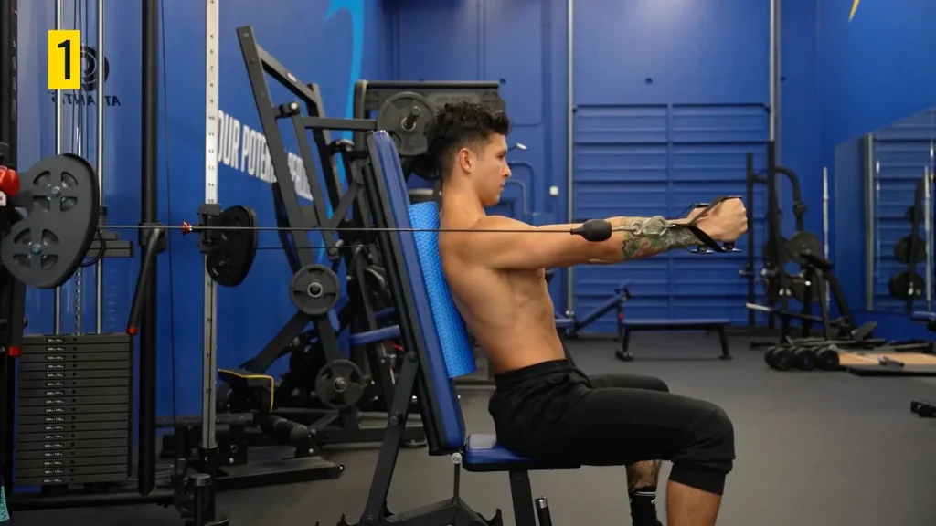 Chest exercises seated cable chest fly