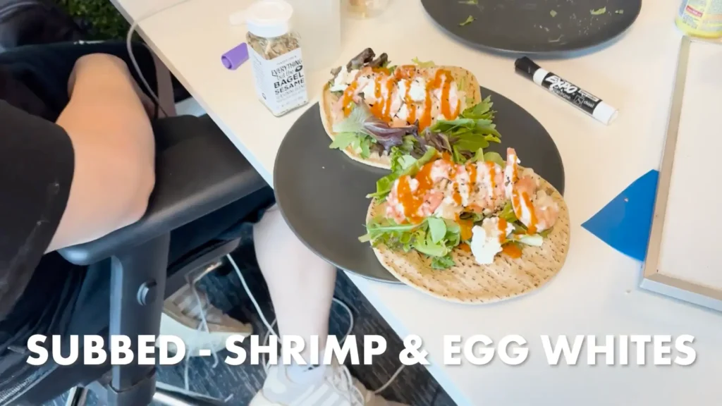 Kevin fat loss diet swaps shrimp and egg whites