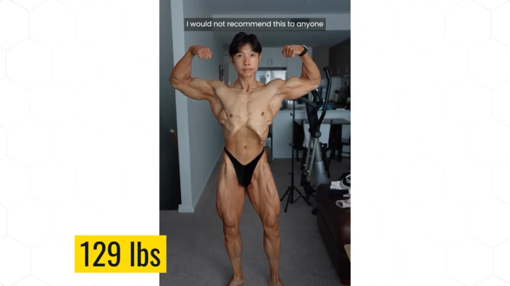 Cam 6 pack abs Lee dieting