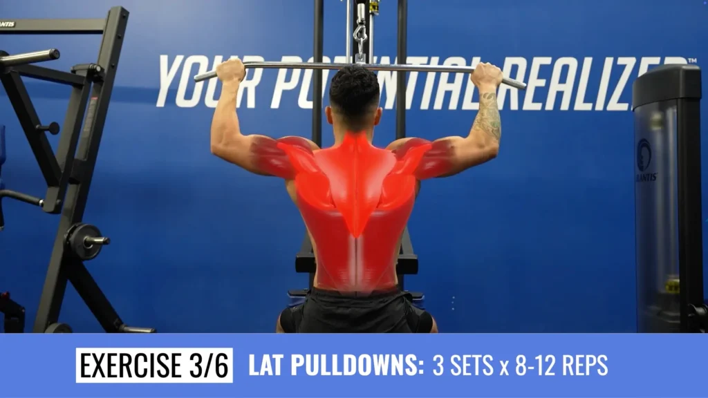 Full body workout plan workout 2 lat pulldowns