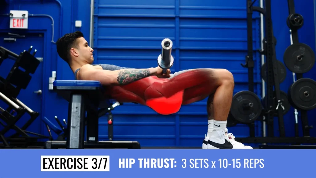 Full body workout plan workout 3 hip thrusts