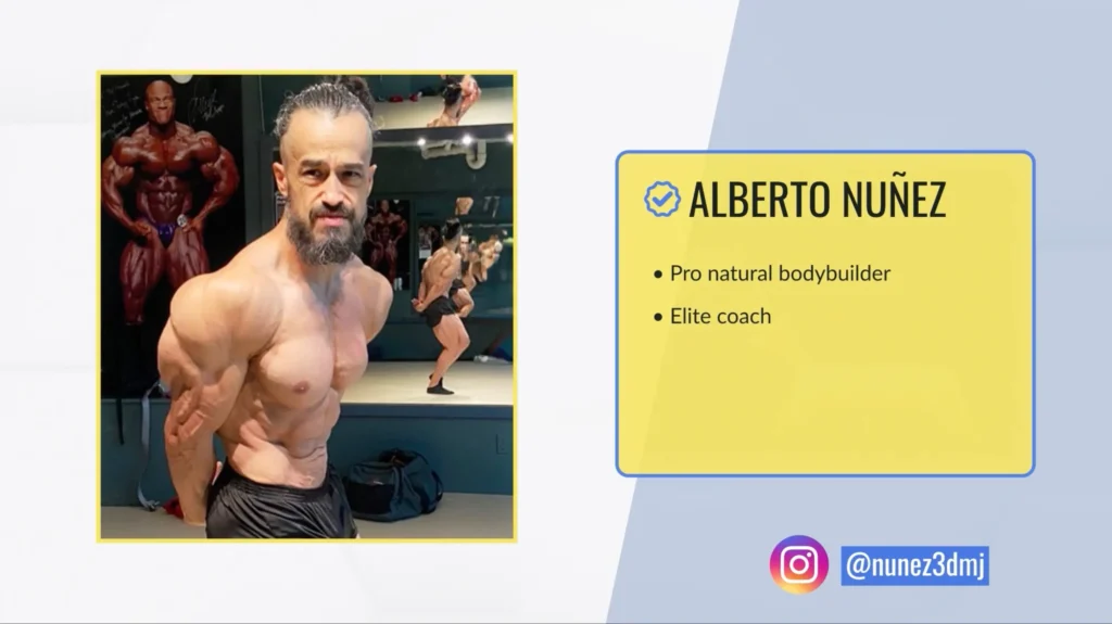 Arm exercises expert Alberto Nunez