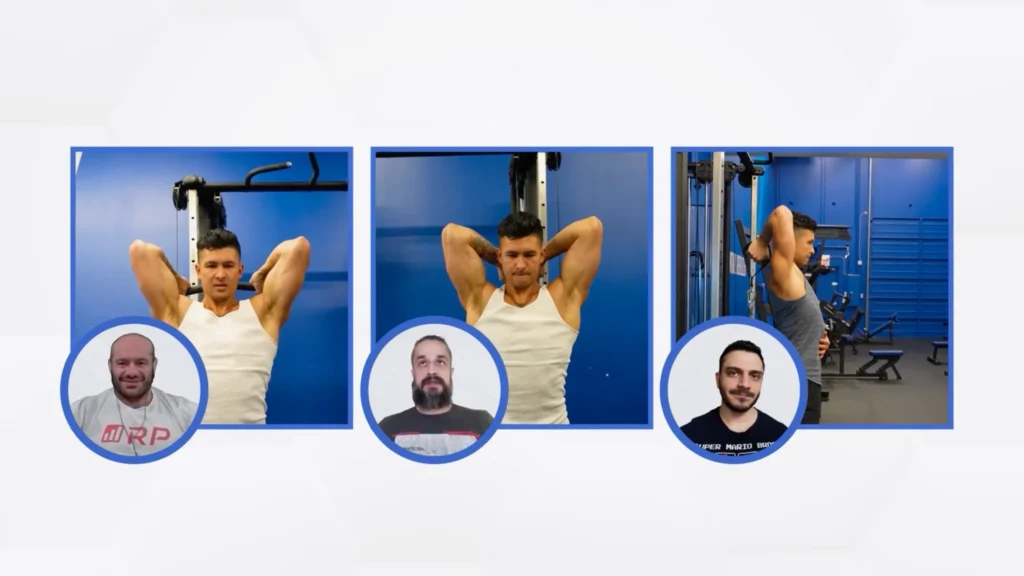 Arm exercises overhead tricep extensions options