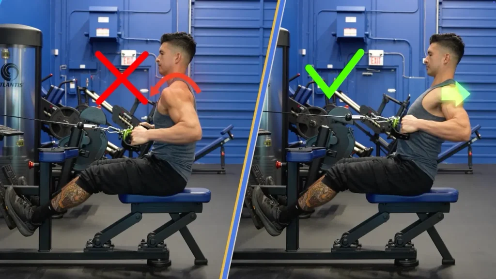 Joint pain engaging back muscles vs not engaging back muscles