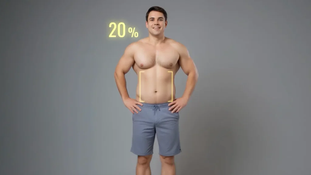 How to lose body fat 20% body fat