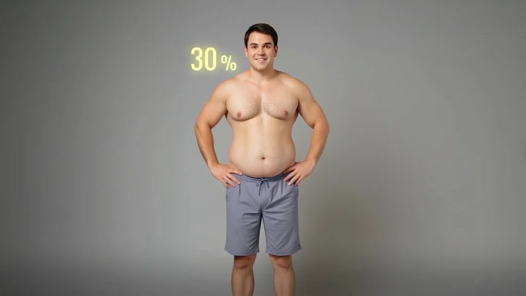 How to lose body fat 30% body fat