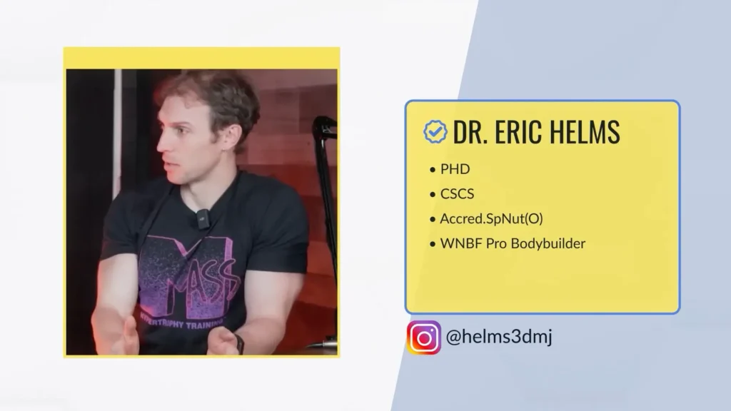 How to lose body fat Dr Eric Helms