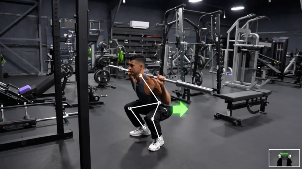 Compound exercises high bar squat form cue