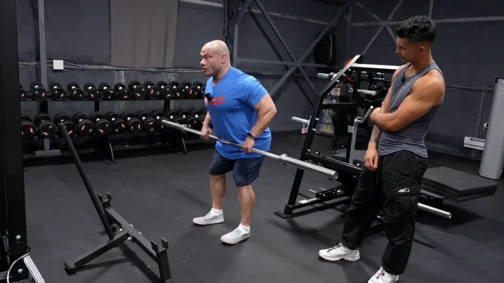 Compound exercises stiff legged deadlift and row combo form cue