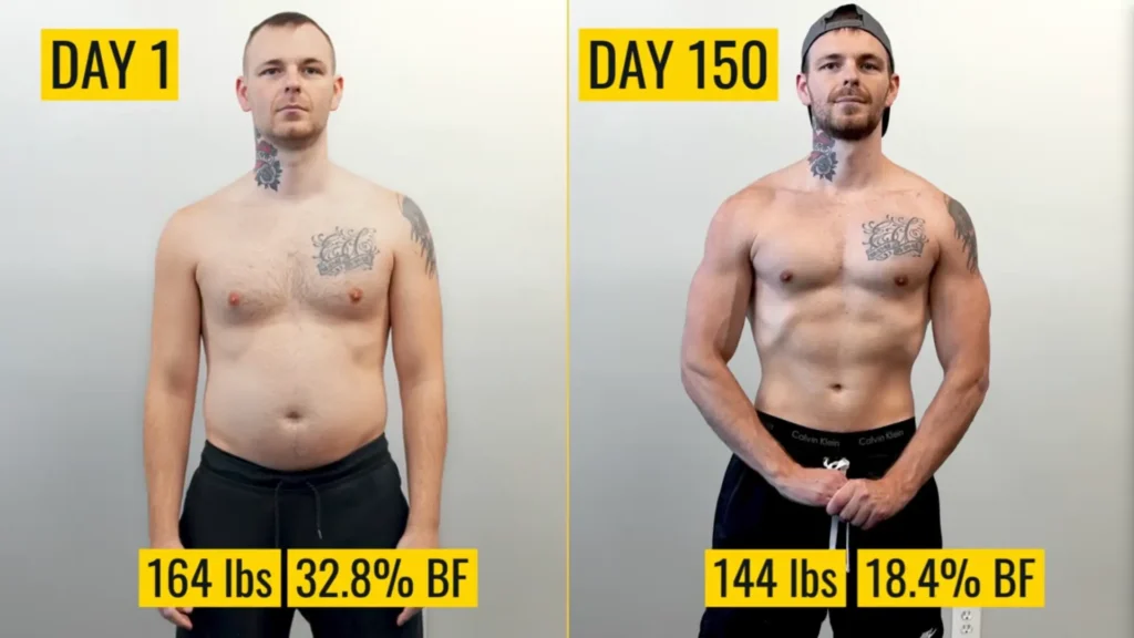 How to get rid of belly fat Dayton before and after