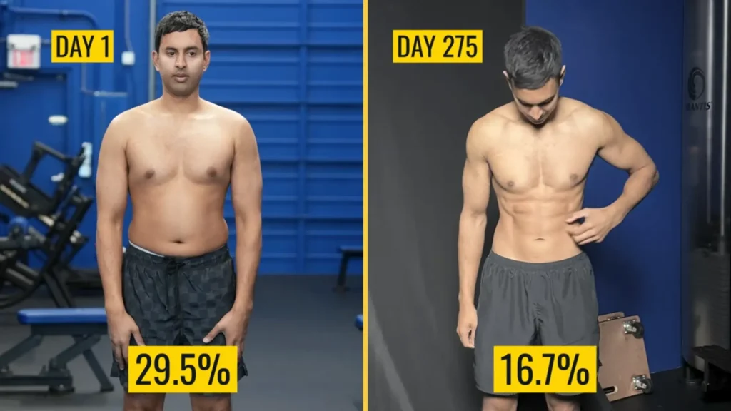 How to get rid of belly fat Nimesh before and after
