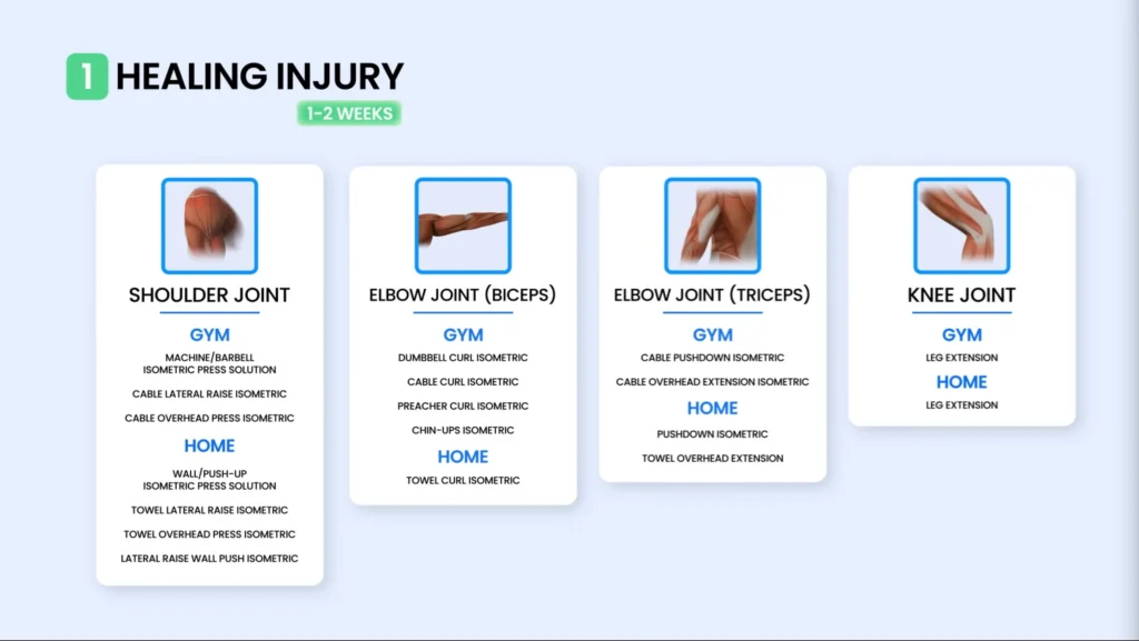 How to strengthen weak tendons healing injury phase